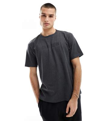 Calvin Klein intense power lounge t shirt in charcoal grey