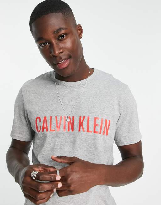 Calvin Klein intense power lounge T-shirt in gray