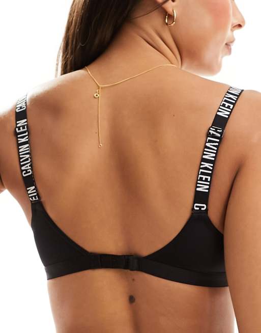 Calvin Klein intense power micro lightly lined crop bralette