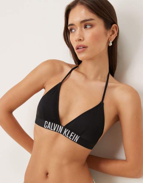 Calvin Klein - Intense Power - Sort trekants-bikinitop - view 1