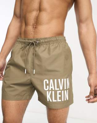 Calvin Klein intense power swim shorts in nettle