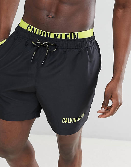 Calvin Klein Intense Power Swim Shorts with Double Waistband | ASOS