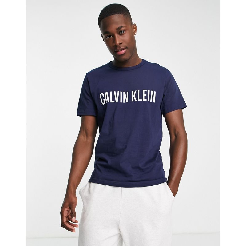 Uomo Abbigliamento da casa Calvin Klein - Intense Power - T-shirt da casa blu navy
