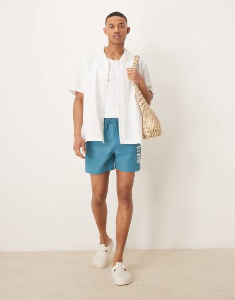 Calvin Klein - Intense Power - Zwemshort met logo in blauw - view 1