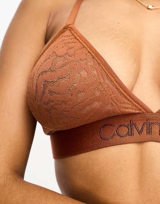 Calvin Klein Women's Intrinsic Unlined Lace Maternity Triangle Bra