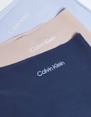 Calvin Klein Invisibles 3-pack Microfiber Hipster Briefs In Multi