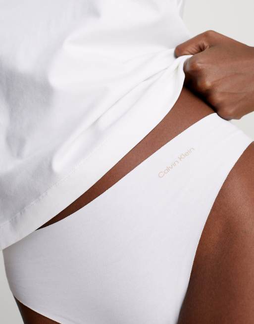 Calvin Klein – Invisibles – 3er-Pack Baumwoll-Tangas in verschiedenen Farben, 4 von 4
