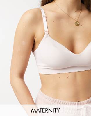 pink seamless bralette