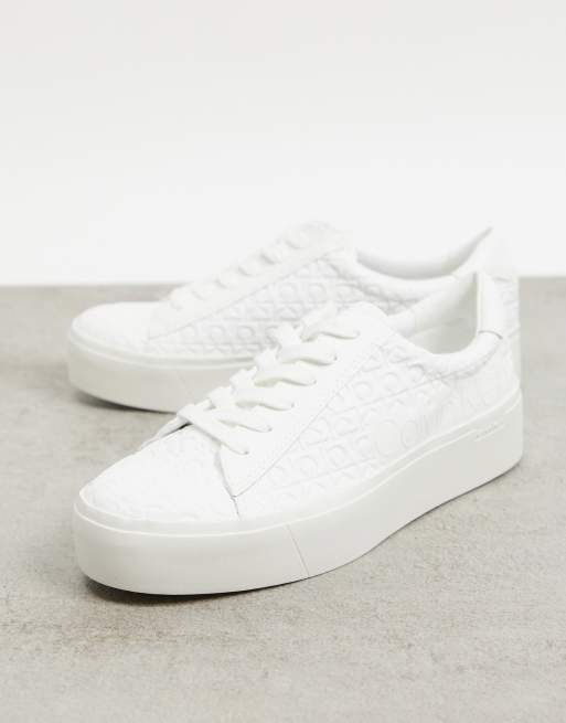 calvin klein janika white
