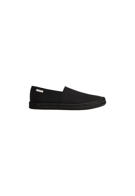 Calvin Klein – Javi – Espadrilles aus Baumwoll-Canvas in Triple-Schwarz - view 1