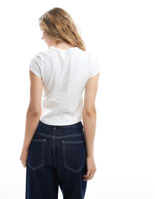 Calvin Klein Jeans Est.1978 1968 Slogan T-shirt In White