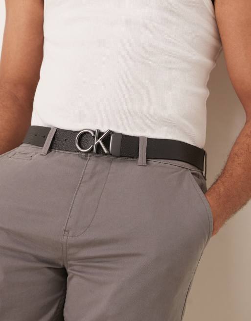 Calvin Klein Jeans - 35mm riem met logo in zwart 
