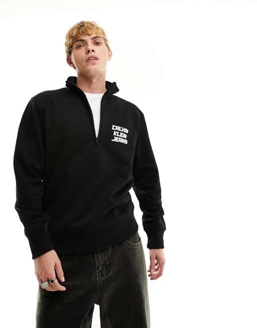 Calvin klein half online zip hoodie