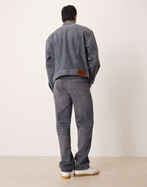 Calvin Klein Jeans - 90'er jeans med lige ben i gråblå vask, 2 af 5