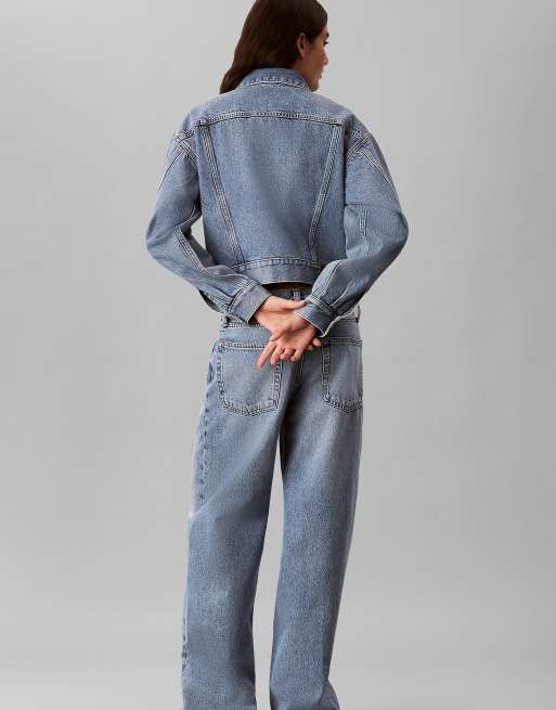 Calvin Klein Jeans 90s denim jacket in ocean drive, 4 of 6