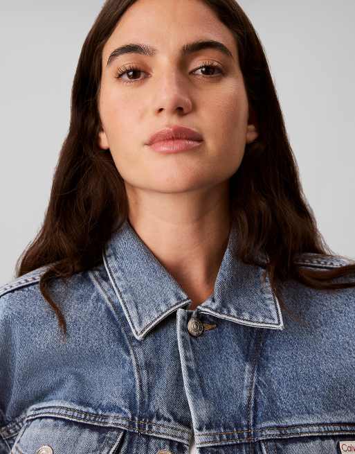 Calvin Klein Jeans 90s denim jacket in ocean drive, 5 of 6