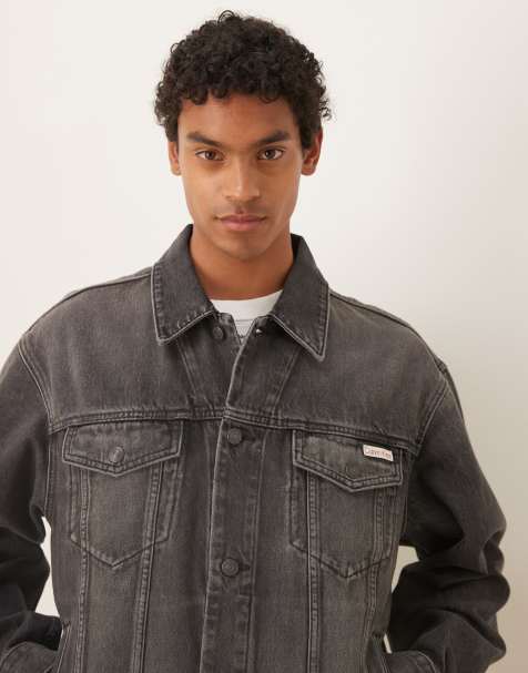 Calvin Klein Jeans 90's icon 94 trucker in washed black - view 1