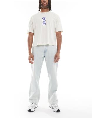 Calvin Klein Jeans Calvin Klein Jeans 90s icon straight jeans in light wash-Blue