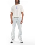 [Calvin Klein Jeans] Calvin Klein Jeans 90s icon straight jeans in light wash-Blue W28 L32 Goldenrod
