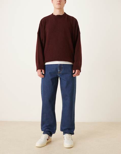 Calvin Klein Jeans - 90s jeans met rechte pasvorm en donkere wassing in blauw - view 1