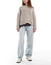 Calvin Klein Jeans low rise baggy jeans in mid blue wash