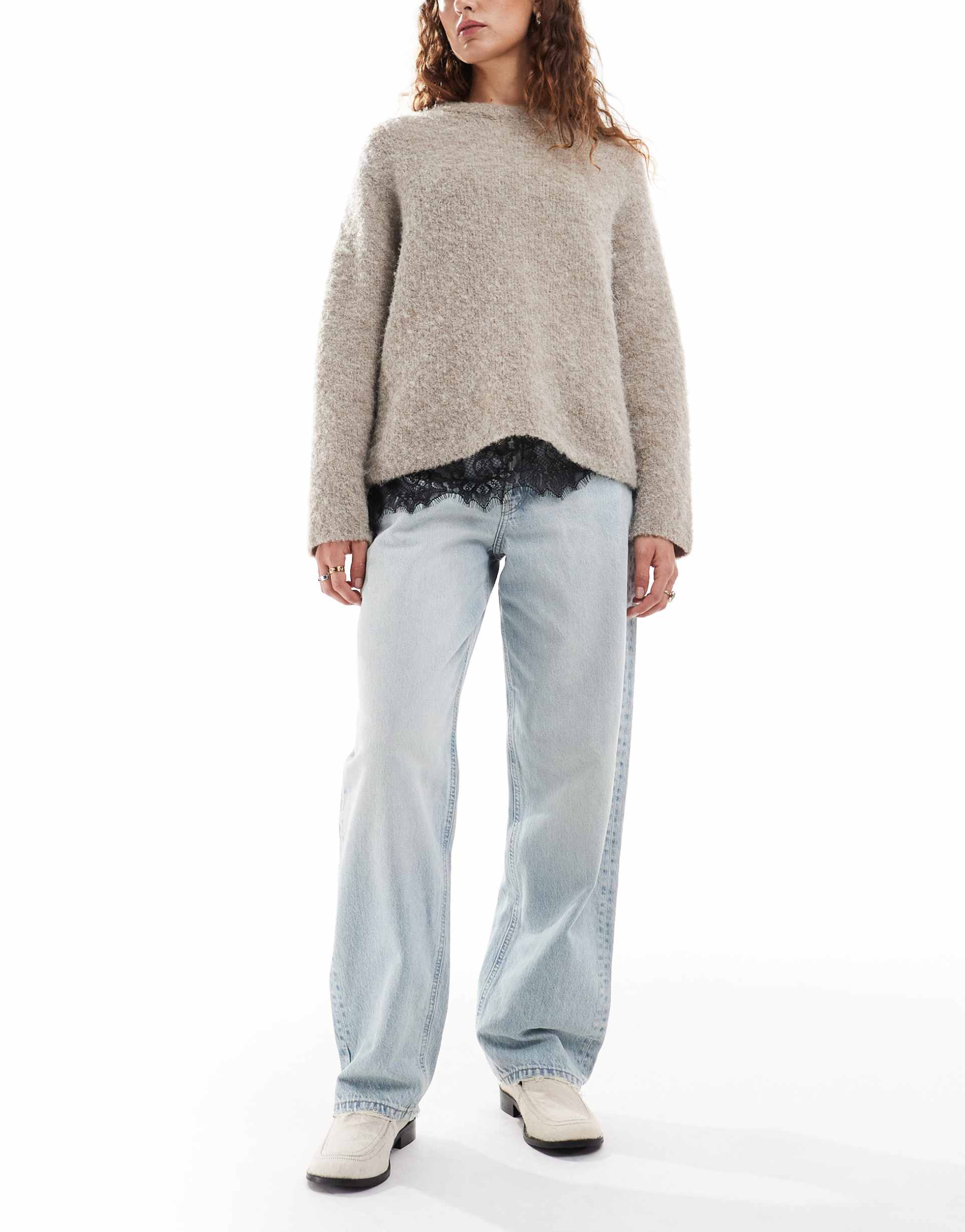 calvin klein jeans 90s loose jeans in black wash