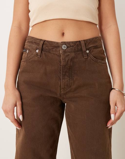 Calvin Klein Jeans 90s loose jeans in dark brown - ASOS Exclusive, 5 of 5