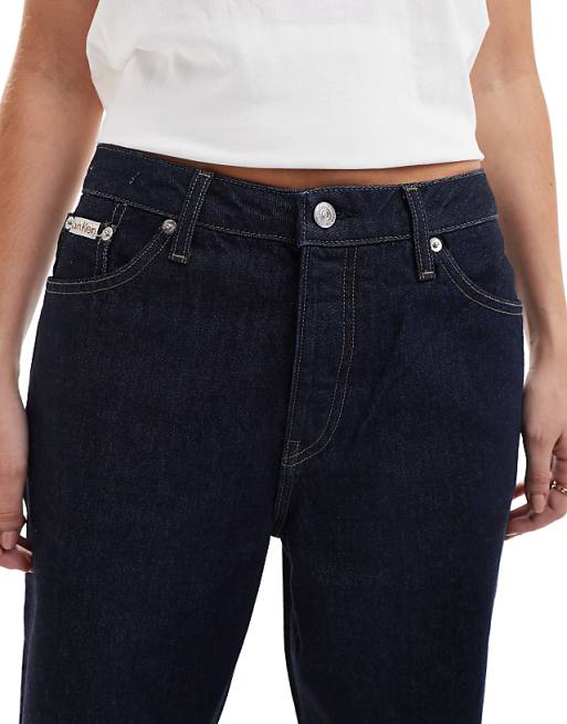 Calvin Klein Jeans 90s loose jeans in dark rinse wash | ASOS Calvin Klein Jeans 90s loose jeans in dark rinse wash | ASOS