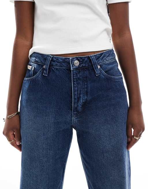 Calvin Klein Jeans 90s loose jeans in mid blue wash - ASOS Exclusive, 5 of 5