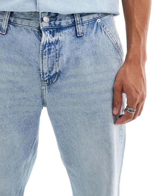 Calvin Klein Jeans 90s straight carpenter jeans in light