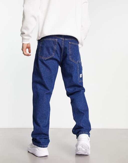 Pants and jeans Calvin Klein Jeans 90S Straight Pants Blue