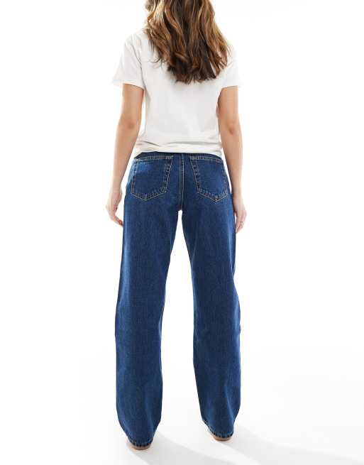 Calvin Klein Jeans 90s straight jeans in dark blue wash, 3 of 5