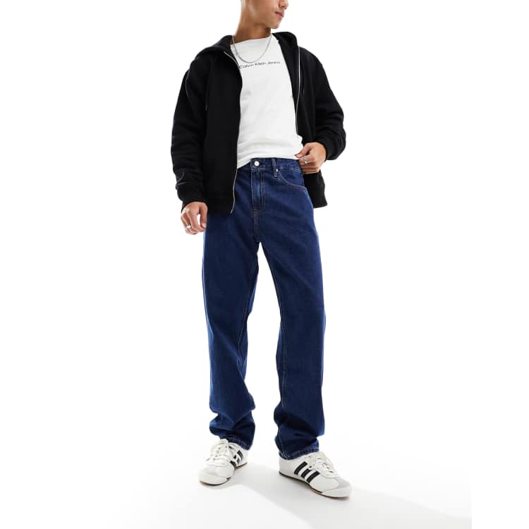 Calvin Klein Jeans 90s straight jeans in dark wash | ASOS