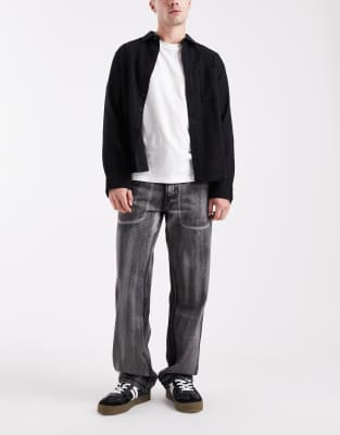 Calvin Klein Jeans Est.1978 90s Straight Jeans In Gray