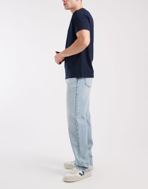 Calvin Klein Jeans 90s straight jeans in light blue, 3 of 5