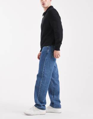 Calvin Klein Jeans Est.1978 90s Straight Jeans In Blue