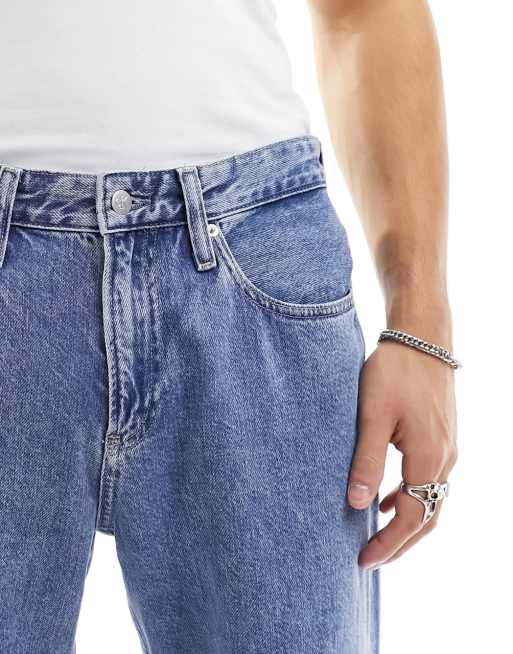 Calvin Klein Jeans 90s straight jeans in mid wash, 5 of 5