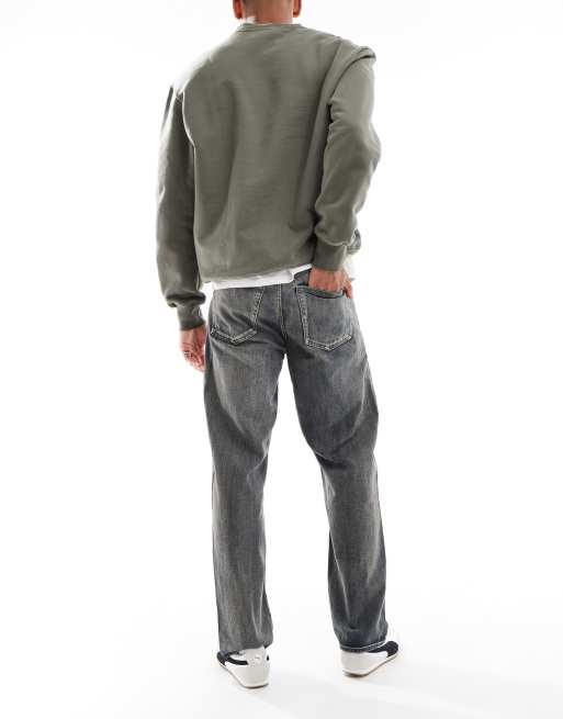 Calvin Klein Jeans 90s straight jeans in stone wash, 3 of 5