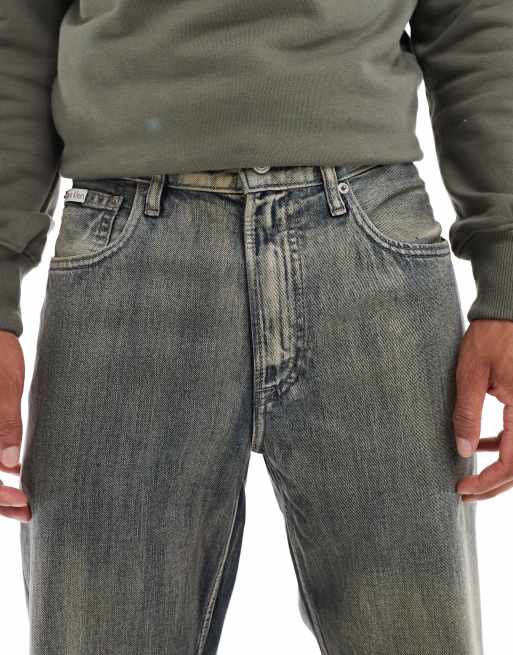 Calvin Klein Jeans 90s straight jeans in stone wash, 5 of 5