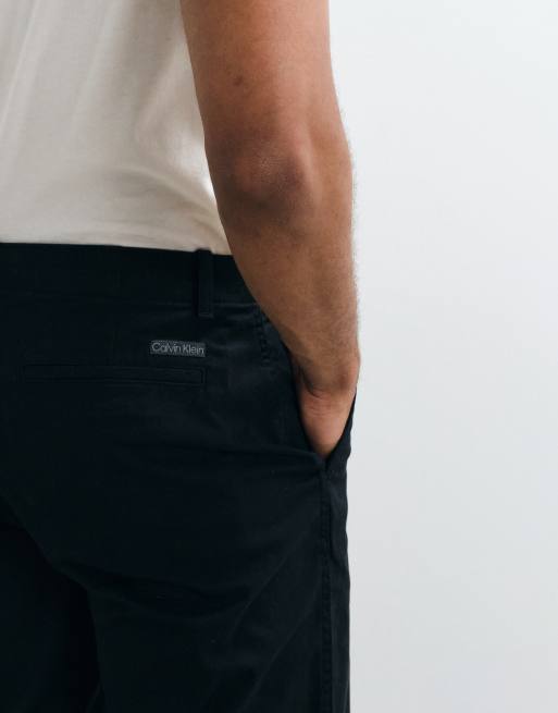 Calvin Klein Jeans 90s straight leg cotton chinos in black, 4 of 5