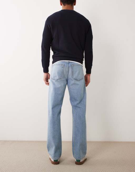 Calvin Klein Jeans 90s straight leg jeans in light blue wash, 2 of 5