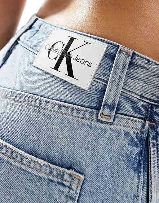 Calvin Klein Jeans 90s straight leg jeans in light wash | ASOS Calvin Klein Jeans 90s straight leg jeans in light wash | ASOS