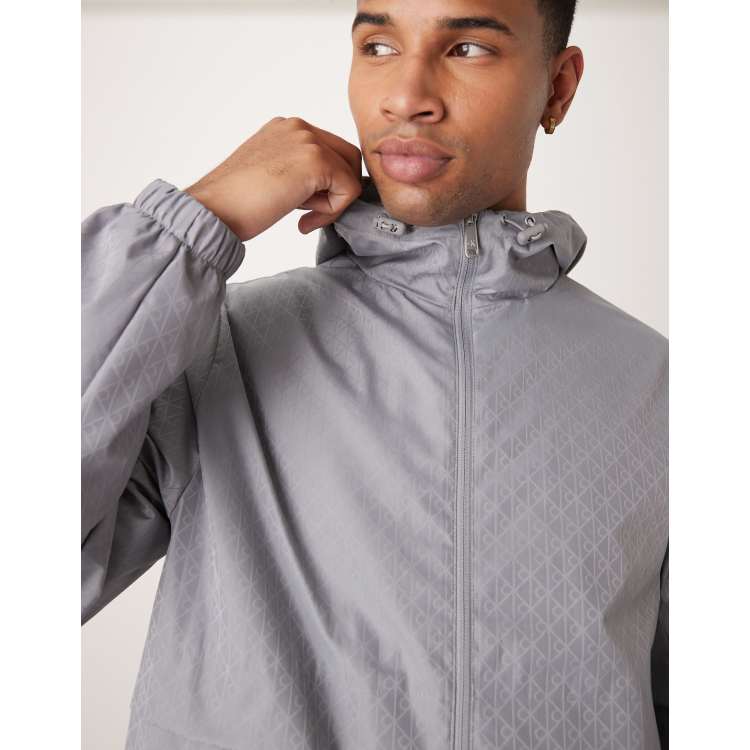 Calvin Klein Jeans all over print nylon windbreaker jacket