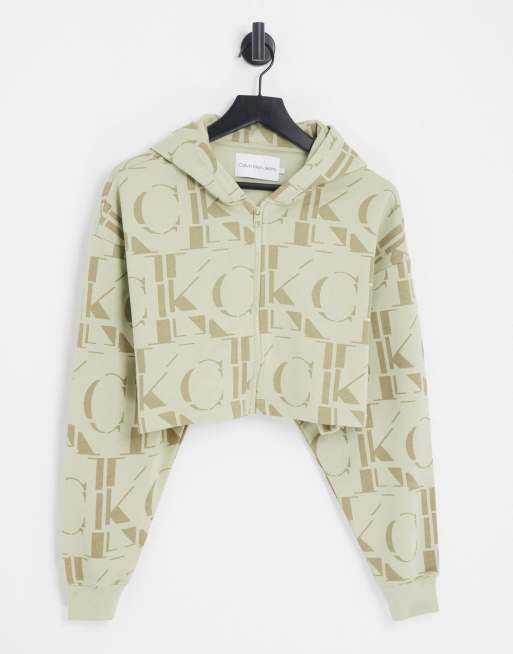 Calvin klein all shop over print hoodie