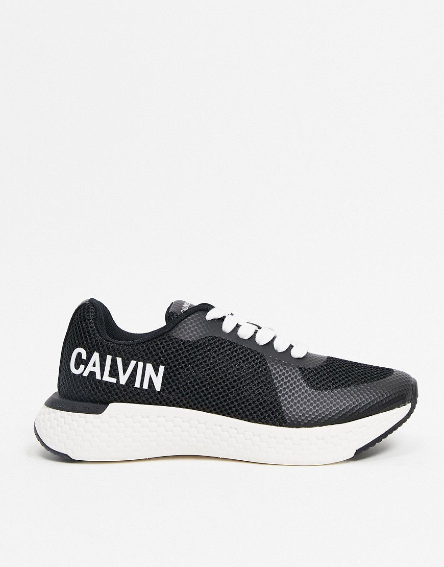 Calvin Klein Jeans alma trainers in black