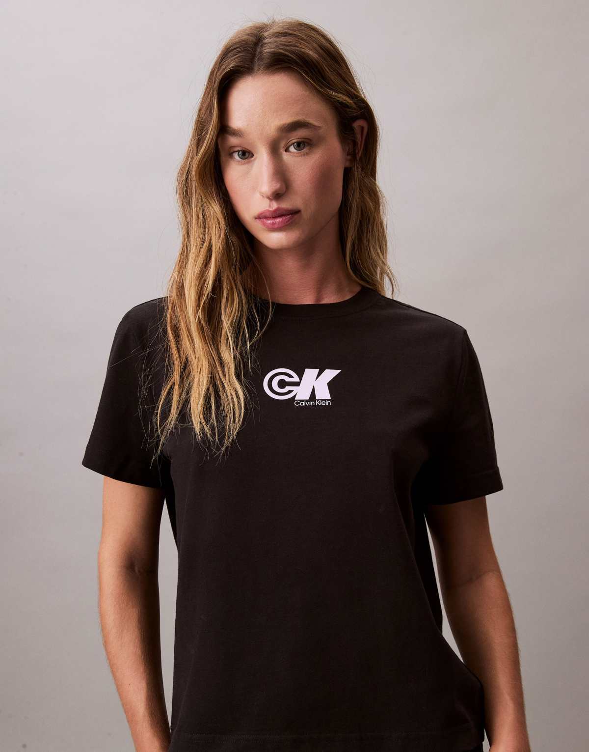 Calvin Klein Jeans archive ck logo t-shirt in black