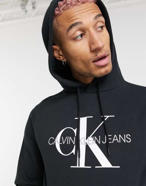 Calvin klein hotsell monogram hoodie