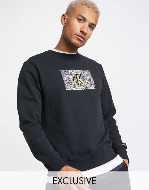 Calvin klein deals oversized sweatshirt