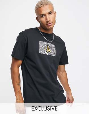 calvin klein jeans black t shirt