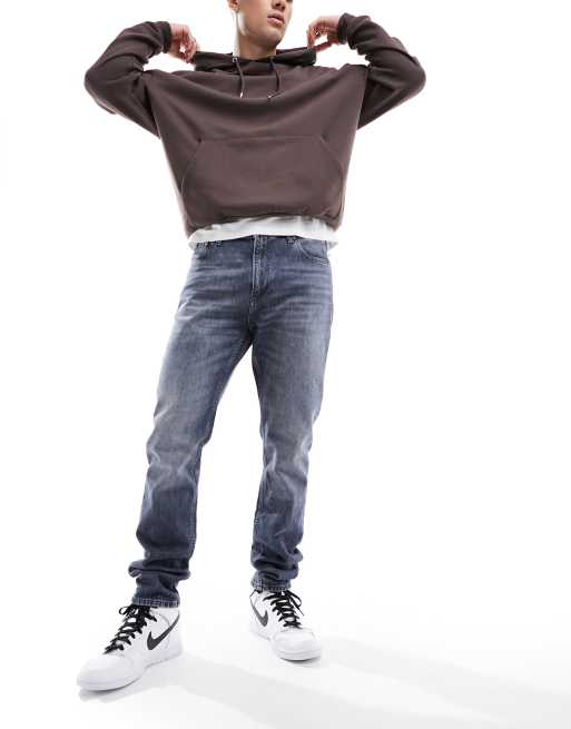 Calvin Klein Jeans - Autentiske dad-jeans i mellemblå vask, 3 af 5